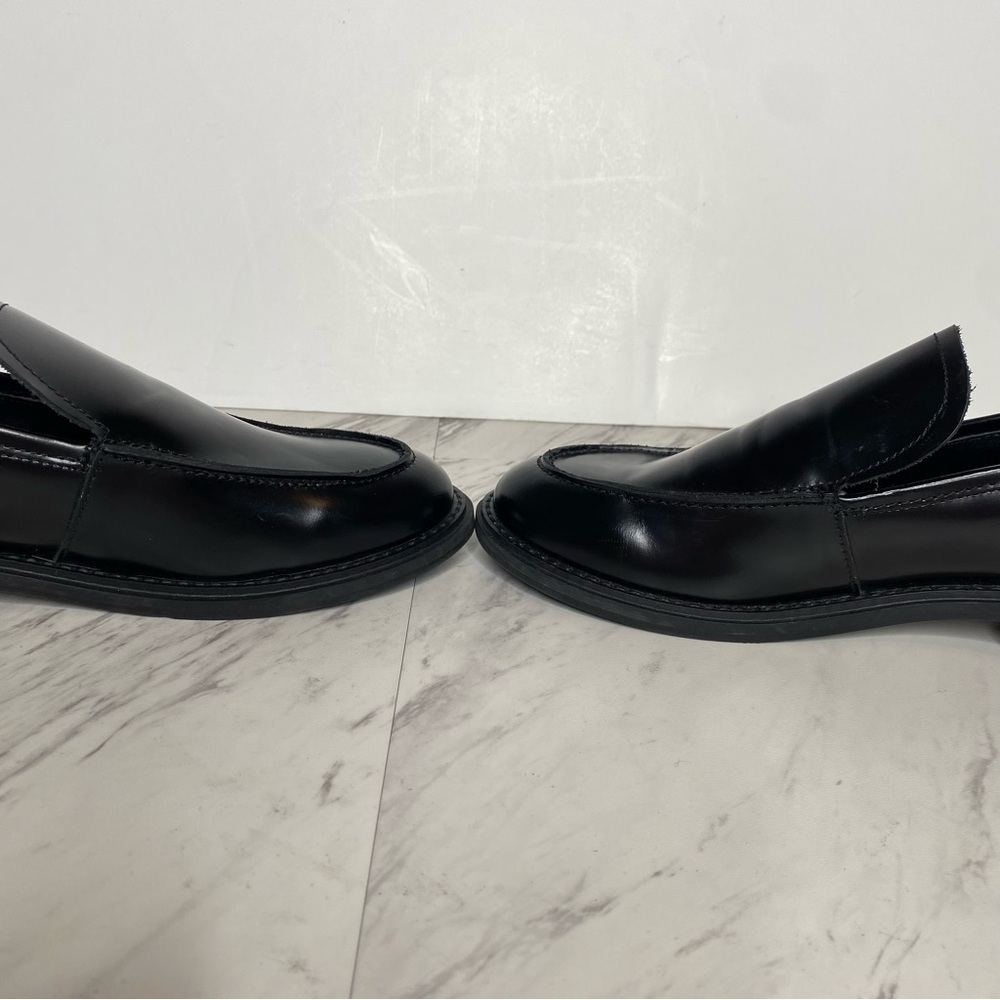 Steve Madden Larusso Black Leather Loafer 8 1/2 M - Picture 6 of 14